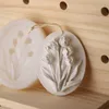 Tulip Aromatherapy Gypsum Mold Handmade Soap Candle Mold Food Grade Silicone Fondant Mousse Baking Mould Supplies MJ0959