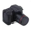 Dijital Kameralar Hediyeler Video Kamera Pograph Coms Sensör Kamera Mini Kararlı Kaydedici Yüksek Tanımlayıcı 16x Zoom Taşınabilir AV Arabirimi
