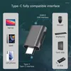 Type-C till USB3.1 Converters Connectors Female Adapter USB USB-C Mobiltelefon Data Överföring Kompatibla de flesta enheter