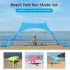 Tents And Shelters 210 150 170cm Lightweight Beach Sunshade Awning Portable Sun Shade Tent Large Family Canopy For Outdoor Camping Fishing