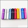 Party Favor Party Supplies 5 ml Portable Mini Aluminium Refillable per flaska med spray Tomma makeupbehållare Atomizer Drop Deliver DHRFJ