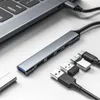 허브 교체 유형 C에서 USB 2.0 3.0 PD 허브 5 포트 다 데스크탑 컴퓨터 용 멀티 스플리터