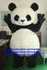 Nouvelle version Costume de mascotte d'ours panda géant chinois Costume de personnage de dessin animé pour adulte Costume d'exposition d'exposition d'exposition CX4018