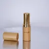 Bottiglie di stoccaggio Contenitori per labbra ecologici Tubo per rossetto in bambù argento dorato da 5 ml Lotto vuoto all'ingrosso