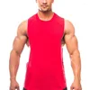 Débardeurs pour hommes Votre propre logo de marque de conception / image Mens Entraînement Gym Vêtements Bodybuilding Top Custom Sport Fitness Singlets Gilet sans manches