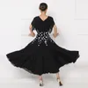 Stage Wear Women Modern Dance Practice Costumes Sexy Ballroom Competition Dress Big Swing Waltz Dancing