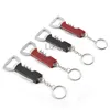 Abridor de garrafas de vinho abridores de garrafa de cerveja aço inoxidável Keychain Keytap Pulltap Double Hinged Corkscrew Gift Bar Tools TH0599