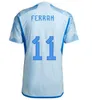 22 23 Hiszpańskie koszulki piłkarskie Ropa de futbol Morata Sarabia Ferran Olmo C.Soler 2022 Hispania Puchar Świata