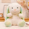 30/40/50 cm Kawaii Regenbogen Kaninchen ausgestopft farbenfrohe Tierpl￼schspielzeug Weiche Doll Home Decor Geschenke f￼r Kinder