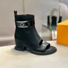 Women Casual Cool Boot Side zipper Mid Heel Short Boots Exclusive Cloth Fashion Booties Size 35-39