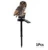 Lampada solare Owl Animal Garden Lights Solar Powerted Decoration lampade per esterni impermeabili