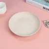 Ужин наборы посуды пшеница соломенная посуда японская тарелка на дом закуски десерт пластик 20 см диск