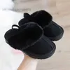 Slipper 2022 Winter New Children's Korean Wool Shoes Fashion Versatile Dragons Girls Wear Casual Cotton Baby L221025