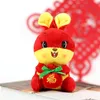 2023 chinesische Kaninchen Plüsch Spielzeug Puppe Niedlichen Hasen Deco Stofftier Kreative Neue Jahr Besonderes Geschenk 14cm7369166