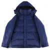 Männer Winter Daunenjacke Designer Männer Frauen Casual Puffer Jacke Mode Mäntel hochwertiger YKK-Reißverschluss winddichter dicker echter Wolfspelzmantel im Freien