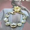 Wysokiej jakości bransoletka damska biżuteria kryształowe koraliki projektanci przesadzają złote kwiaty moda damska urok prostota akcesoria do bransoletek