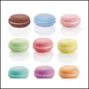 Sieradendozen Candy Color Aroon Box Case Pakket voor oorbellen ring ketting hanger mini cosmetische verpakking groothandel otxb0