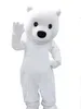 OUCustom White Teddy Bear Mascot Costume Party Funning Dress Party Dragon Christmas