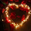 Strängar LED Solar Light Outdoor Waterproof Fairy Decoration for Garland String Lights Wedding Party Garden Patio Lamp 7/12/22/32 M