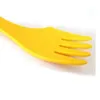 Portable Plastic Spoon Fork Sets Outdoor Camp Heat Resistant Tableware Cutlery Set