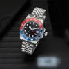 Heren horloges 40 mm automatisch mechanisch horloge vol roestvrij staal blauw zwart keramische saffier polshorloges super lichtgevende montre de luxe horlogegeschenken