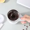 Mugs Automatic Self Stirring Magnetic Mug Stainless Steel Temperature Difference Coffee Mixing Cup Blender Smart Mixer Thermal Cup 221025