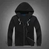 23s American Classic Men's Pony Zipper l￥ng￤rmad hoodie plysch sportkl￤der