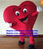 Red Heart Mascot Costume Mascotte Valentine's Day Caroal Cartoon Suit Suit Cultural Holiday Marketplstar Marketplgenius No.1211