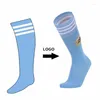 Chaussettes homme Footballball homme enfant Long Tube professionnel épaississement coton Sports Club personnalisé genou antidérapant respirant