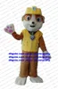 Rubble Dog Traje Mascote Adulto Personagem de Desenho Animado Roupa Terno Atividade Estudantil Profissional Espeziell Técnico zx320