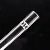 4 inch 10cm glass pipe fittings glass pipes tube high transparent straight holder for smoking tobacco hand