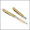 Ołówki Eteral Travellers mosiężne ołówek mini do noszenia metalowych papierniczych artykułów