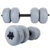 Dumbbells 30-35 kg de halteres cheios de água pesos de haltey pesos ajustáveis ​​Equipamento de fitness de exercícios para o bodybuilding de ginástica