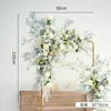 Fausses fleurs décoratives personnalisées pour mariage, arc cassé, fenêtre, rangée triangulaire, mur, boule de fond de scène El