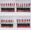 Brand Lipstick Matte Rouge A Levres Aluminium Tube lustre 29 Couleurs Lipsticks avec numéro de série Russian Red1709250