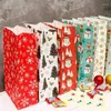 Confezioni regalo 48 pezzi Sacchetti di carta natalizi Scatole di caramelle Borse per dolcetti Bomboniere per bambini 6 stili