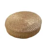 Pillow Floor Eco-Friendly Round Straw Hand Woven Tatami Mat Yoga Tea Ceremony Meditation Pad 40CM