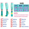 Men's Socks Unisex Elastic Compression Stockings Women Outdoor Breathable Fitness Sport Camping Soccer Stocking Protect Feets Varicose Veins