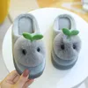 Slipper Winter Kids Slippers для девочек в помещении для мальчиков для малышей пушистые меховые скольжения домой детские туфли теплые антислипные дети 039s Slipper3731149