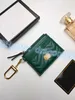 Marmont 627064 key chain Card Holder wallet 7A quality Luxury Coin Purses gold with box Women's mens Designer compartments Wa314P