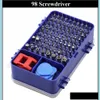 Other Vehicle Tools 115/25 In 1 Screwdriver Set Mini Precision Screw Driver Mti Computer Pc Mobile Phone Device Repair Insated Hand Dhcwg