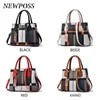 Newposs tassen Luxe Handtas Vrouwen Stiksels Wild Messenger Designer Merk Plaid Schoudertas Vrouwelijke Dames Totes