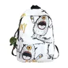 Backpack Lady Fashion Graffiti Mulheres à prova d'água Livro Bolsas de menino Laptop Nylon Men Girl Student Male School Bag Cool