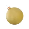 45cm 65cm 75cm Cheerleading Christmas Inflatable Decorated Ball Made PVC Giant No Light Large Balls Tree Decorations Outdoor Toy Balloon