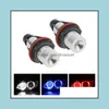 Decorative Lights Super Bright White 20W Canbus Angel Eyes Marker Lights Bbs For 1 5 6 7 Series E87 E39 M5 E60 E61 E63 E64 X3 E83 X5 Dhhyg