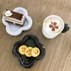 Mugs Nordic Kind Cloud Ceramic Mug Fat Plate Breakfast Coffee Cup Sugar Gourd Handle Office Water Tea Milk With Tray Set