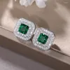 Ohrstecker VAGZEB Bling Zirkonia für Frauen 4 Farben erhältlich Wunderschöne Braut Hochzeitsaccessoires Modeschmuck