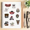 50pcs Cool Pirates Skull Stickers DIY Skateboard Laptop Bike Guitar Phone Motorcycle Car Waterproof Sticker