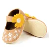 F￶rsta vandrare Baby Boy Girl Shoes Big Big Flower Soft Soled Non-Slip Footwear Crib Sp￤dbarn Sneakers