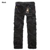 Men's Pants 2022 High Quality Men's Cargo Casual Loose Multi Pocket Military Long Trousers For Men Camo Joggers Plus Size 28-40